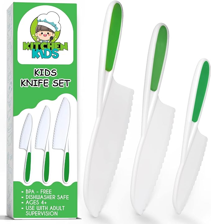 Zulay Kitchen Kids Knife Set - Assorted, 3 - King Soopers